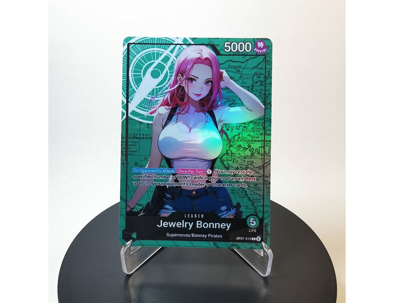 Bonney Custom Leader OP07 – One Piece Custom Card- Hyper