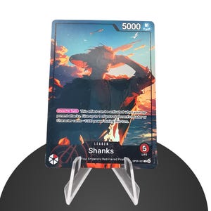 Shanks OP09 Custom Guide – Karte One Piece – HYPER-Gloss Vollholo Folie