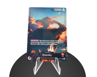 ONE PIECE TCG Sleeves: Shanks Leader Sleeves X60pcs - Etsy