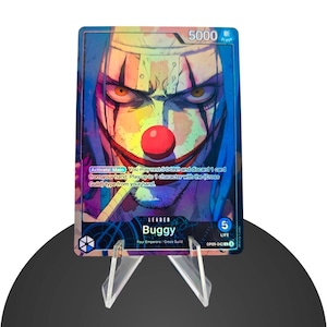 Buggy Custom Leader OP09 - Karte One Piece Custom - Film holographique ultra-brillant