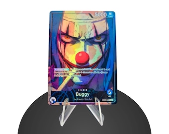 Buggy Custom Leader OP09 - Karte One Piece Custom - Film holographique ultra-brillant