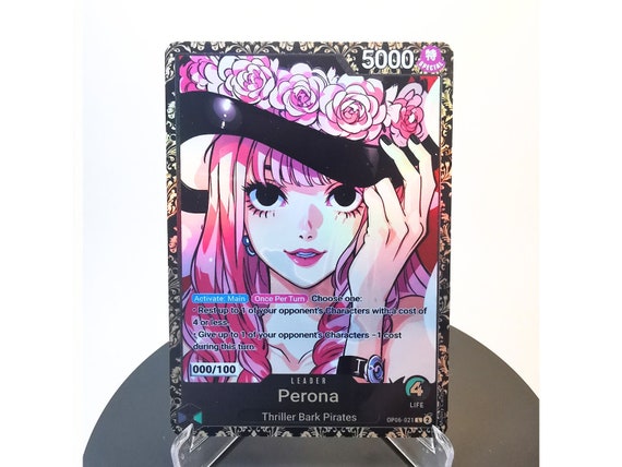 Perona Leader LIMITED Champion Edition – Karte One Piece – Custom
