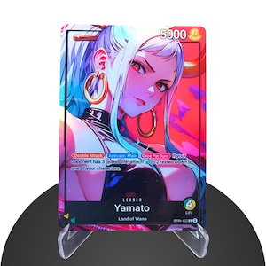 Yamato Custom Leader OP06 - Karte One Piece Custom - Lámina holográfica completa HYPER-Gloss