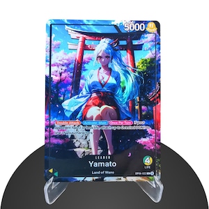 Yamato Custom Leather OP06 - Karte One Piece Custom - HYPER-Gloss Vollholo Folie