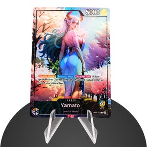 Yamato Custom Leader OP06 - Karte One Piece Custom - Film holographique ultra-brillant