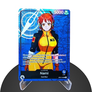 NAMI Custom Header OP03 - Karte One Piece Custom - HYPER-Gloss Vollholo Folie
