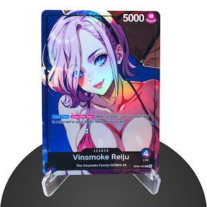 Reiju Custom Guide OP06 - Karte One Piece Custom - HYPER-Gloss Vollholo Folie