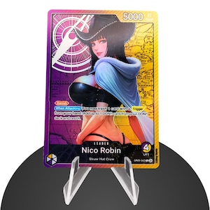 Leader personnalisé Nico Robin OP09 - Karte One Piece - Film holographique ultra-brillant