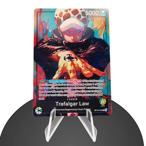 Law Leader OP10 Custom - Karte One Piece - Film holographique ultra-brillant