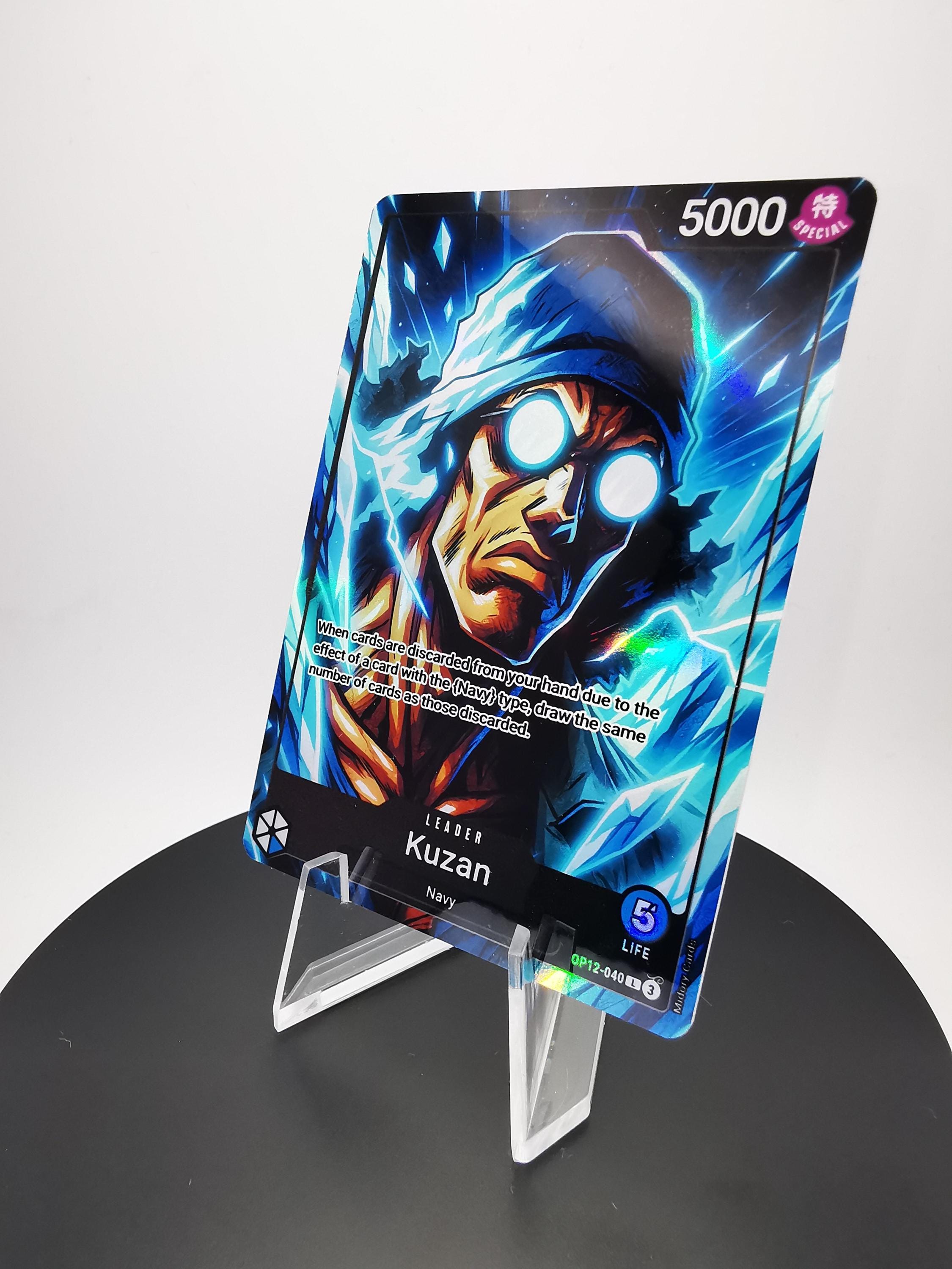 Kuzan Custom Leader OP12 –karte One Piece- Hyper-gloss Full Holo