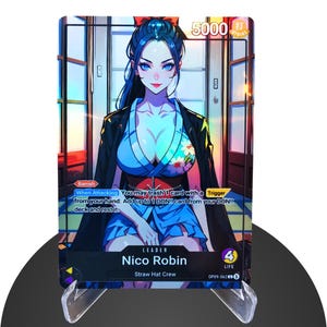 Rico Robin OP09 Custom Guide - Karte One Piece - HYPER-Gloss Vollholo Folie