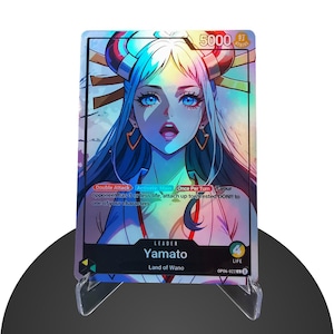 Yamato Custom Leather OP06 - Karte One Piece Custom - HYPER-Gloss Vollholo Folie