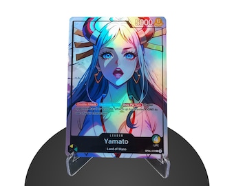 Yamato Custom Leader OP06 – Karte One Piece Custom – HYPER-Gloss Full Holo Foil