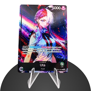 Uta Custom/Leader ST11 Karte One Piece – Custom - HYPER-Gloss Voll Holo Folie