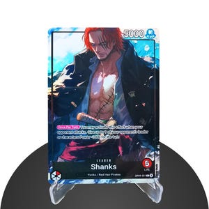 Shanks OP09 Custom Guide – Karte One Piece – HYPER-Gloss Vollholo Folie