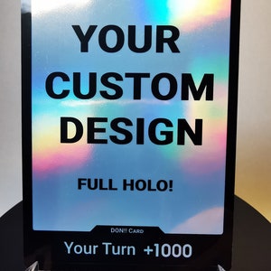 Dein CUSTOM „DON!!“ – Karte One Piece - Hyper-Gloss Full Holo Foil - Schicke mir dein Bild und ich erstelle dir deine Karte
