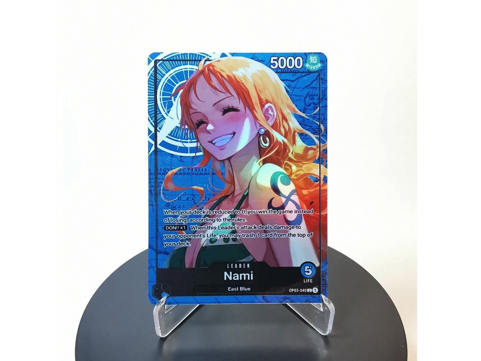 NAMI Custom Leader OP03 – Karte One Piece Custom - Hyper-gloss