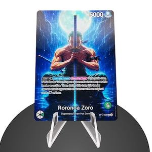 Zoro OP12 Custom - Karte One Piece - HYPER-Gloss Vollholo Folie