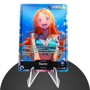 NAMI Custom Leader OP03 - Karte One Piece Custom - Feuille holographique intégrale HYPER-brillante