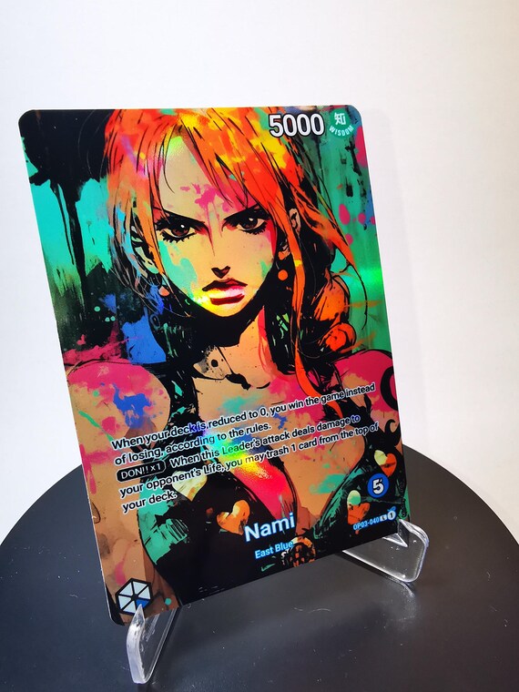 NAMI Custom Leader OP03 – Colour Smash Edition- Karte One NAMI Custom Leader OP03 – Colour Smash Edition- Karte One