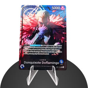 Doflamingo Custom Guide OP01 - Karte One Piece Custom - HYPER-Gloss Voll Holo Folie