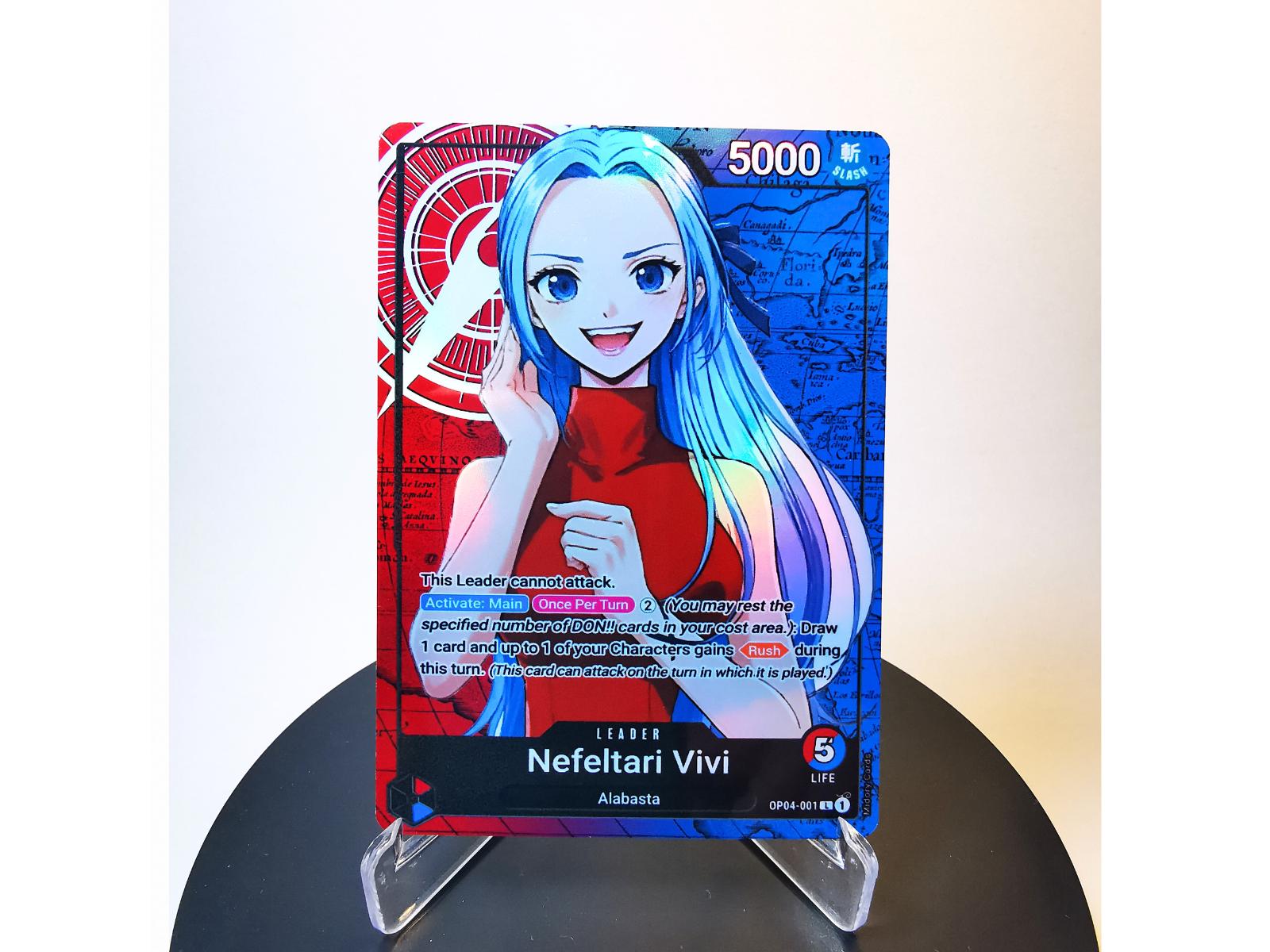 Vivi Custom Leader OP04 – Karte One Piece Custom - Hyper-gloss