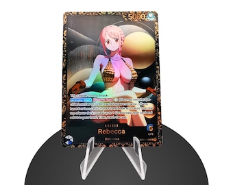 Rebecca OP04 Custom Leader – Karte One Piece - HYPER-Gloss Full Holo Foil