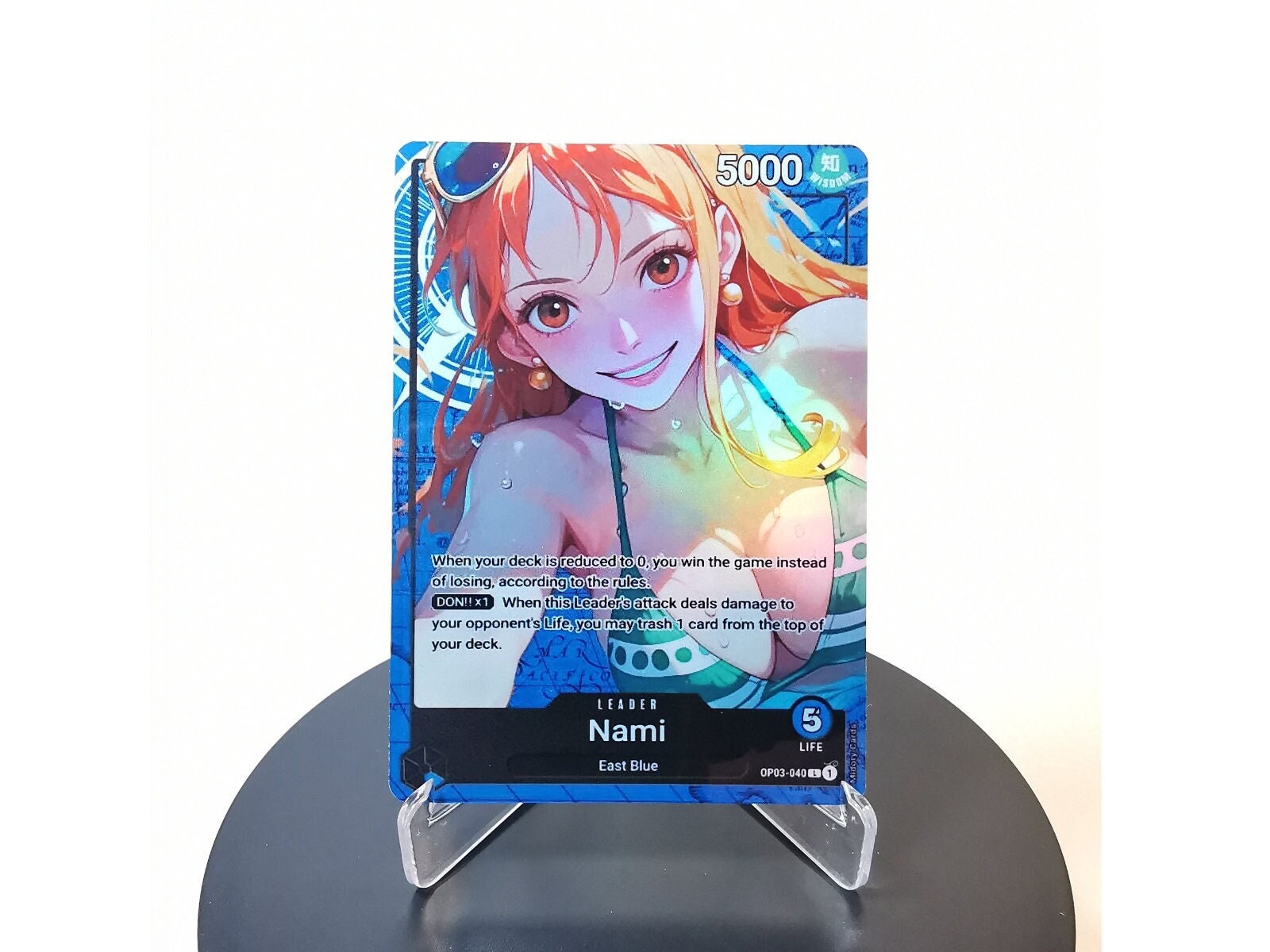 【NAMIページ】 PSA 10 ONE PIECE Card Game OP03-040 Nami Leader Parallel