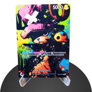 Chopper Custom Leather OP08 Color Smash Edition - Karte One Piece Custom - HYPER-Gloss Vollholofolie