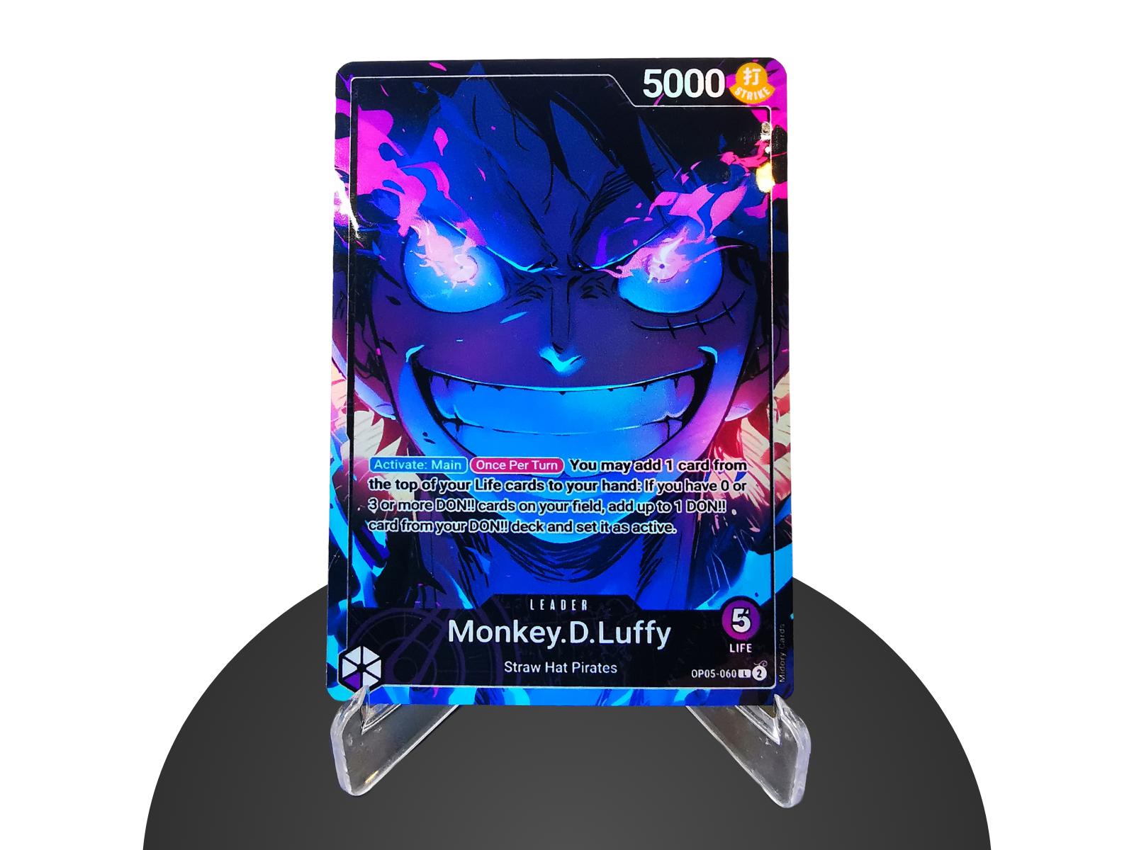 Luffy Leader OP05 Custom Karte One Piece - Hyper-gloss Full Holo Foil - Etsy Luffy Leader OP05 Custom Karte One Piece - Hyper-gloss Full Holo Foil - Etsy