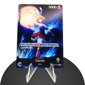 Carrot OP08 Custom Guide - Karte One Piece - HYPER-Gloss Vollholo Folie
