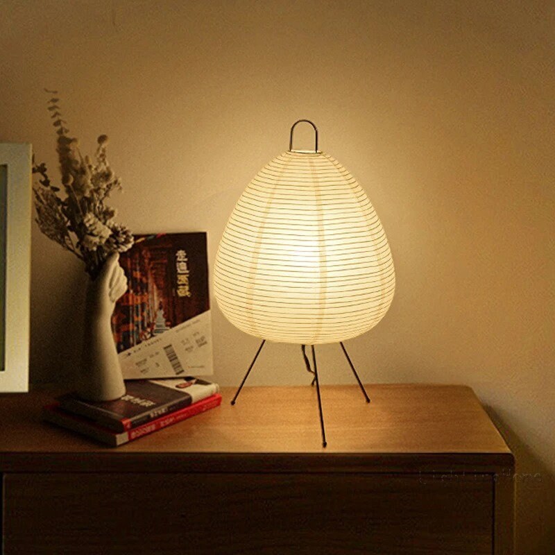 Reispapier lampe im japanischen Stil Noguchi Isamu Teestube einfaches  Schlafzimmer Studie Stehlampe Designer Erstaunen Wind Tisch lampe
