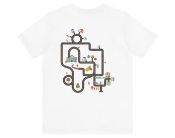 Little Town Shirt, Back Massage Shirt, Father's Day Shirt, Gift for Dad