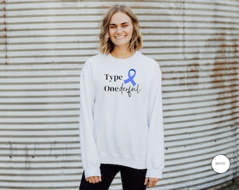 Typ One-derful Rundhalsausschnitt, Typ 1 Diabetes Shirt, Diabetes Bewusstsein Shirt, Typ 1 Shirt, Bauchspeicheldrüsen versagen Shirt, November Diabetes Bewusstsein