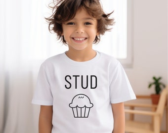 Stud Muffin Shirt, Valentine's Day, Love Day Shirt, Funny Shirt, Gift for Him, Gift for Kids