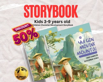 The Storybook for Kids,  Yu Gong Moving Moutains, Child Character Development , China Storybook , Bedtime Storybook for Children