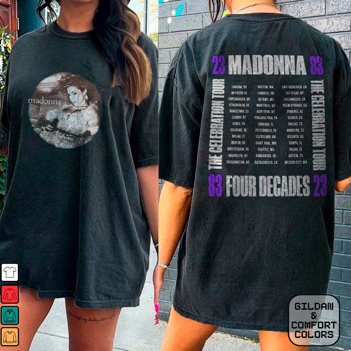 Madonna Vintage T-Shirt The Celebration Tour , Madonna The Celebration Tour Merch