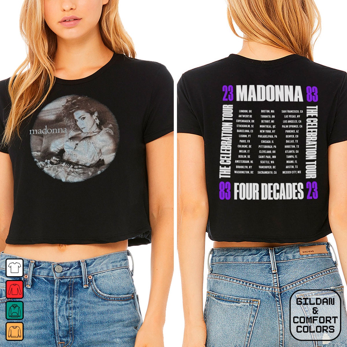 Madonna Vintage T-Shirt The Celebration Tour , Madonna The Celebration Tour Merch