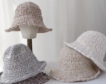Handmade Crochet Sun straw Hat for Women,Lightweight & Eco,Friendly Beach Hat,Stylish Summer Festival Chapeau,Festival hat