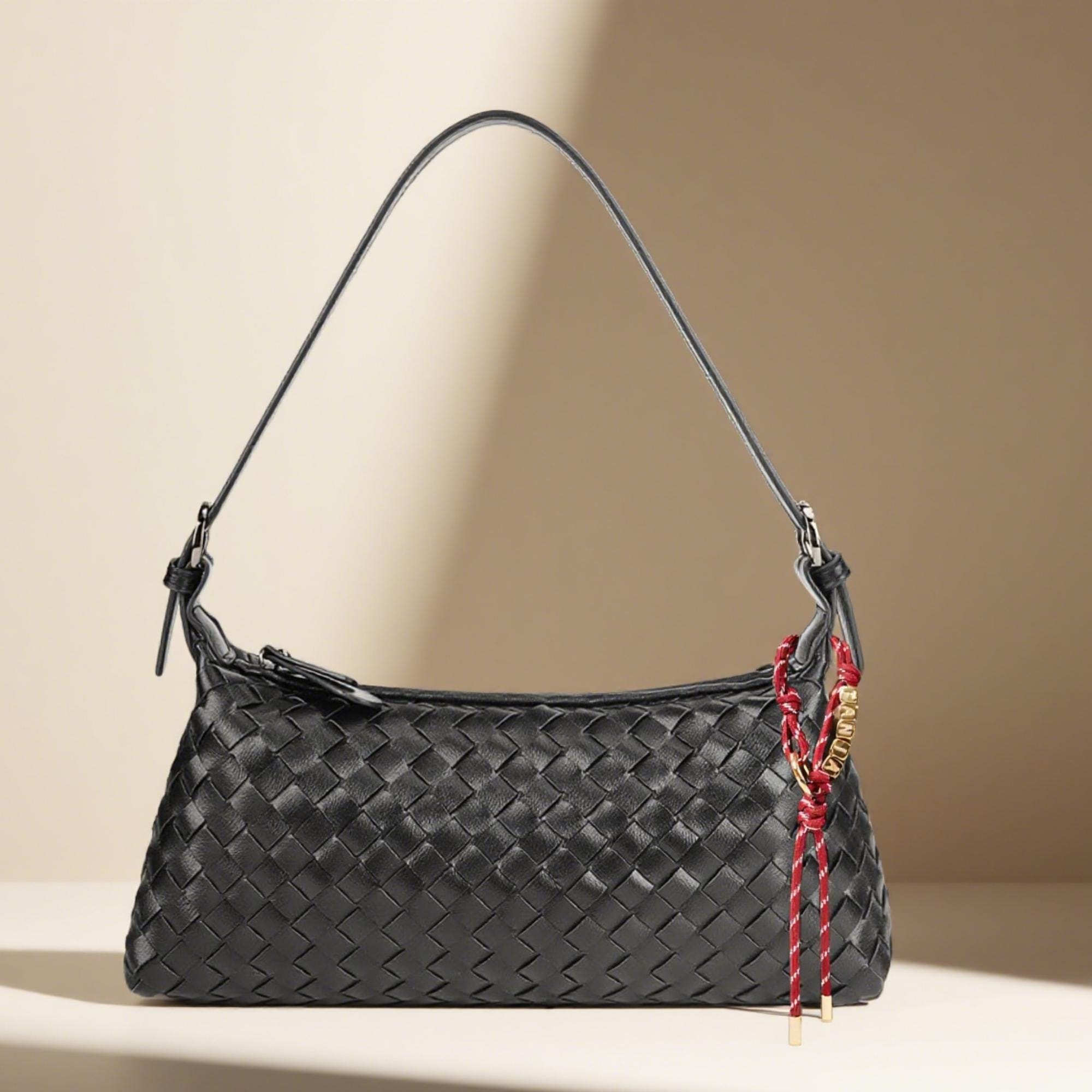 バッグ Synthetic Leather Rope Handle Bag Handbag With Twisted Rope Strap | Hobby Lobby | 1765874