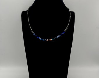 Collier de perles "ombre réelle"