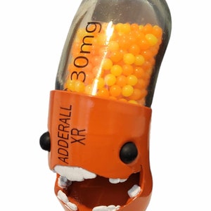 Adderall capsule pill Resin Art Sculpture
