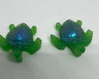 Tiny resin turtle figurine