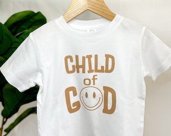 Child of God Tee | Christian Kids Shirt | Baby and Kids | Faith Based Christian T-shirt For Kids