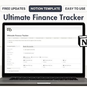 Notion Template Personal Finance Tracker Budget Planner, Notion Income And Expense Tracker, Notion Financial Planner, Notion Money Tracker