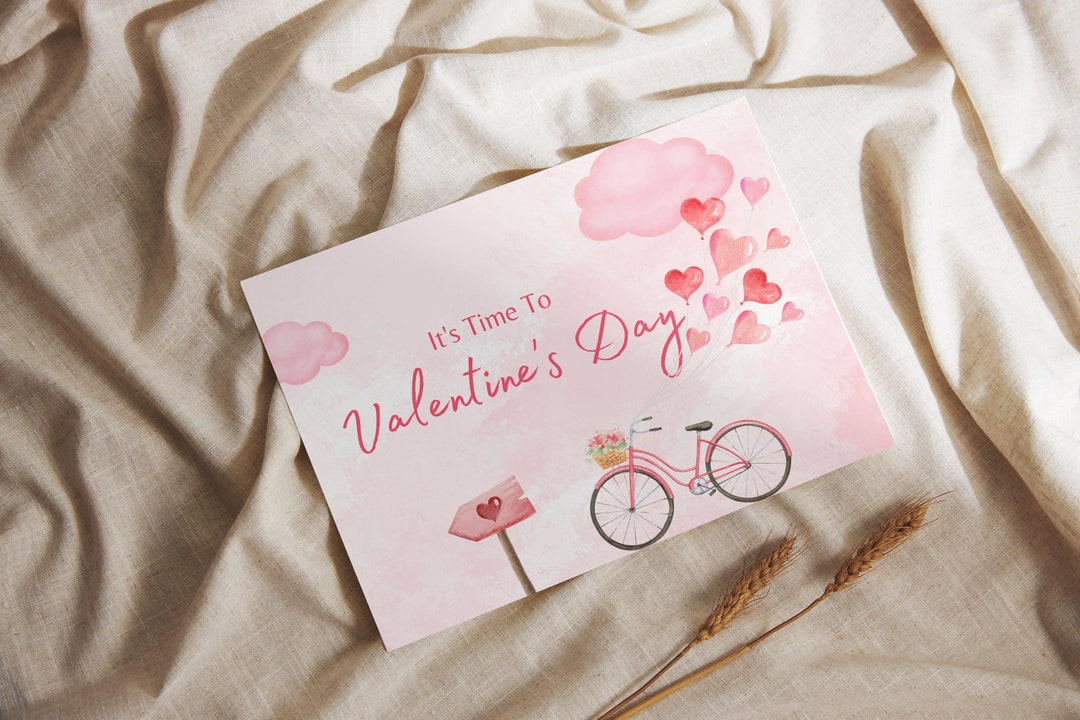 PRINTABLE Valentine s Day Card Digital Download Valentine s Day Cards Etsy