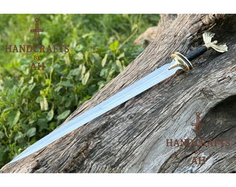 Handmade Stainless Steel Replica Viking Sword, Cosplay Display Gift