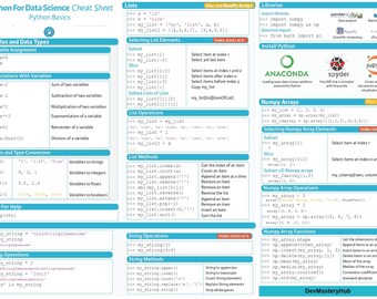 Python Cheat Sheet 9 Pages of Essential Tips & Tricks - Etsy