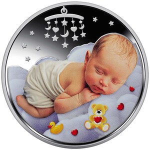 Parental happiness • Ukrainian coin in souvenir packaging / 5 hryvnas / Coin of the National Bank of Ukraine / Limited Edition