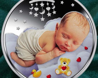 Silver coin Parental happiness • Ukrainian coin / 5 hryvnas / NBU / Limited Edition 2024